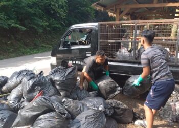 PENTAHELIX A-B-C-G-M, turun bersama mengeksekusi Clean Up Sampah di Kawasan TAHURA