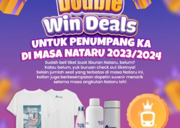 Sebar Suvenir dan Railpoint bagi Pelanggan, KAI Hadirkan Program Double Win Deals