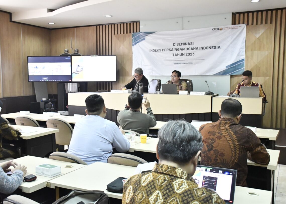 Tingkat Persaingan Usaha Indonesia Tahun 2023 Meningkat, Ini 4 Rekomendasi CEDS UNPAD Pada Pemerintah