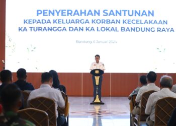 Jasa Raharja dan PT KAI Bersinergi Berikan Santunan Pada Korban Musibah Tabrakan KA di Cicalengka