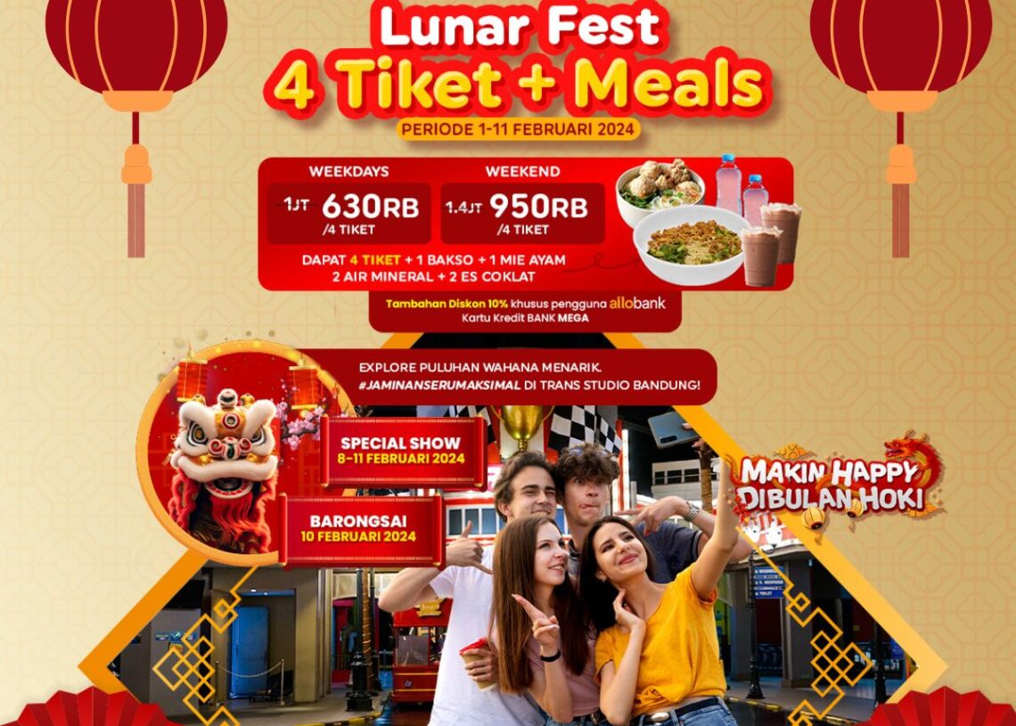 Makin Happy Liburan Seru Bulan Hoki di Trans Studio Bandung