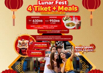 Makin Happy Liburan Seru Bulan Hoki di Trans Studio Bandung