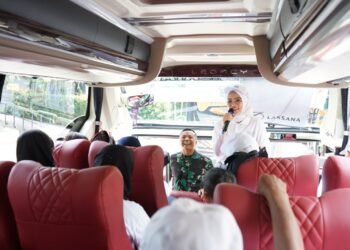 Mudik Asyik Bersama BUMN 2024, Pindad Berangkatkan 150 Pemudik dari Gedung Sate ke Yogyakarta dan Solo