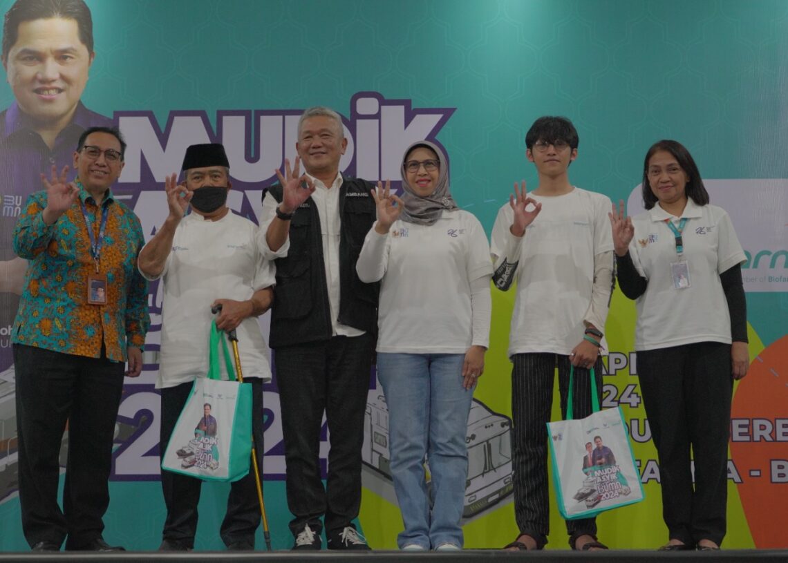 Pelepasan Mudik Asyik Bersama BUMN 2024: Bio Farma Berangkatkan 486 Pemudik
