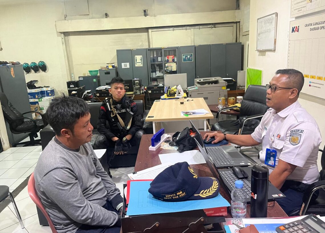 Bikin Onar Di Stasiun Bandung, Daop 2 Gerak Cepat Amankan Satu Orang Oknum Warga