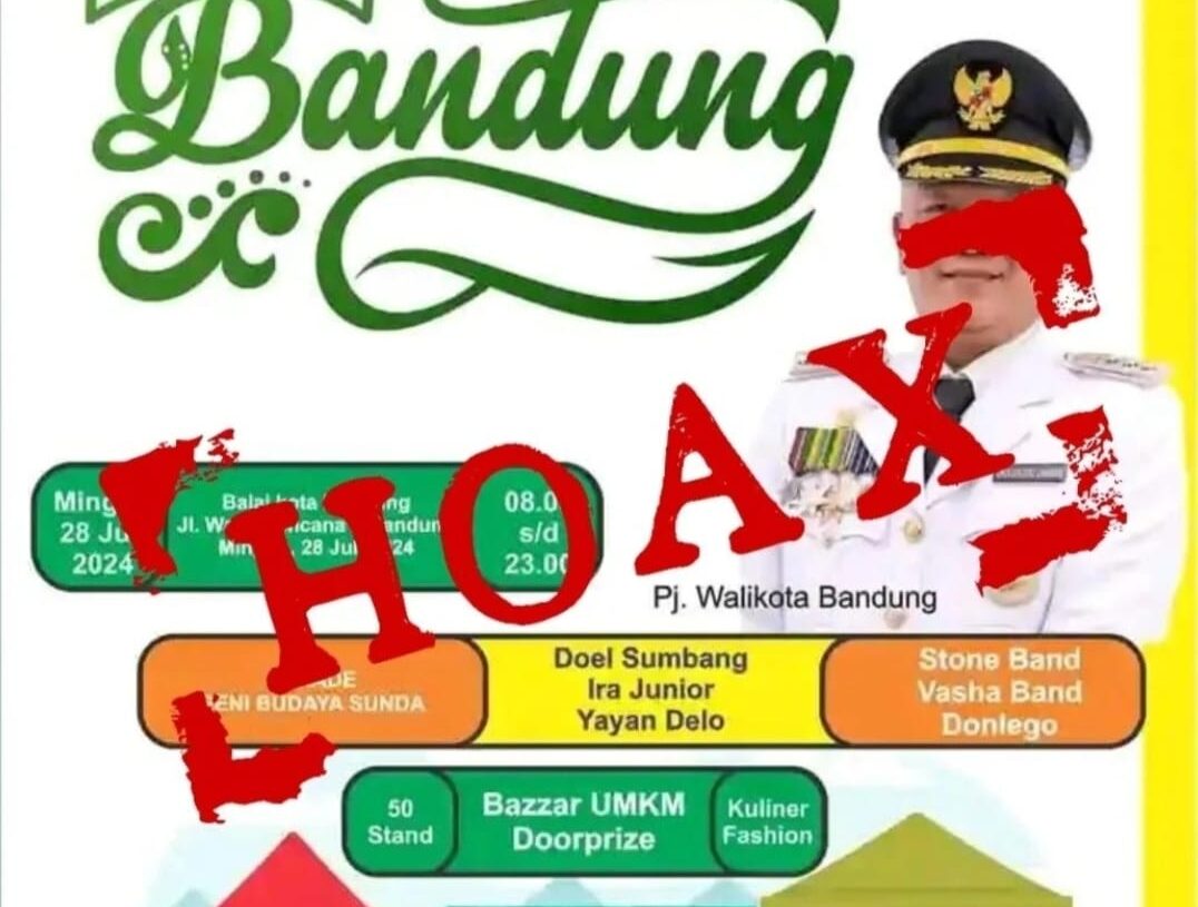 Ada Poster Kegiatan Palsu, Diskop UKM Kota Bandung Beri Penjelasan