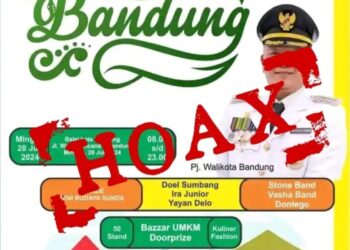 Ada Poster Kegiatan Palsu, Diskop UKM Kota Bandung Beri Penjelasan