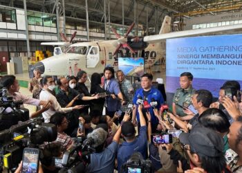 Sinergi Membangun Narasi Kemajuan Dirgantara, PT DI dan Kemhan RI Gelar Media Gathering