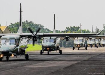 Meriah! Berikut Aksi Pesawat TNI Produksi PTDI  di Perayaan HUT ke-79 TNI