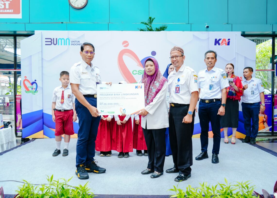 Salurkan TJSL Senilai Rp22,8 Miliar Selama 2024, Bukti Komitmen KAI Bakti untuk Indonesia