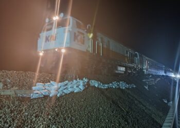 Update Banjir Grobogan, Jalur Rel di Petak Lintas Stasiun Gubug-Stasiun Karangjati Sudah Bisa Dilalui
