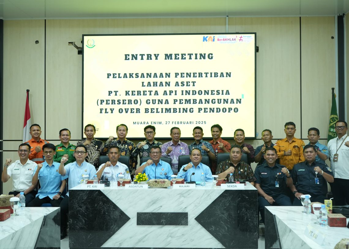 Percepat Rencana Pembangunan Flyover di Kabupaten Muara Enim, KAI Divre III Gandeng Kejati Sumsel