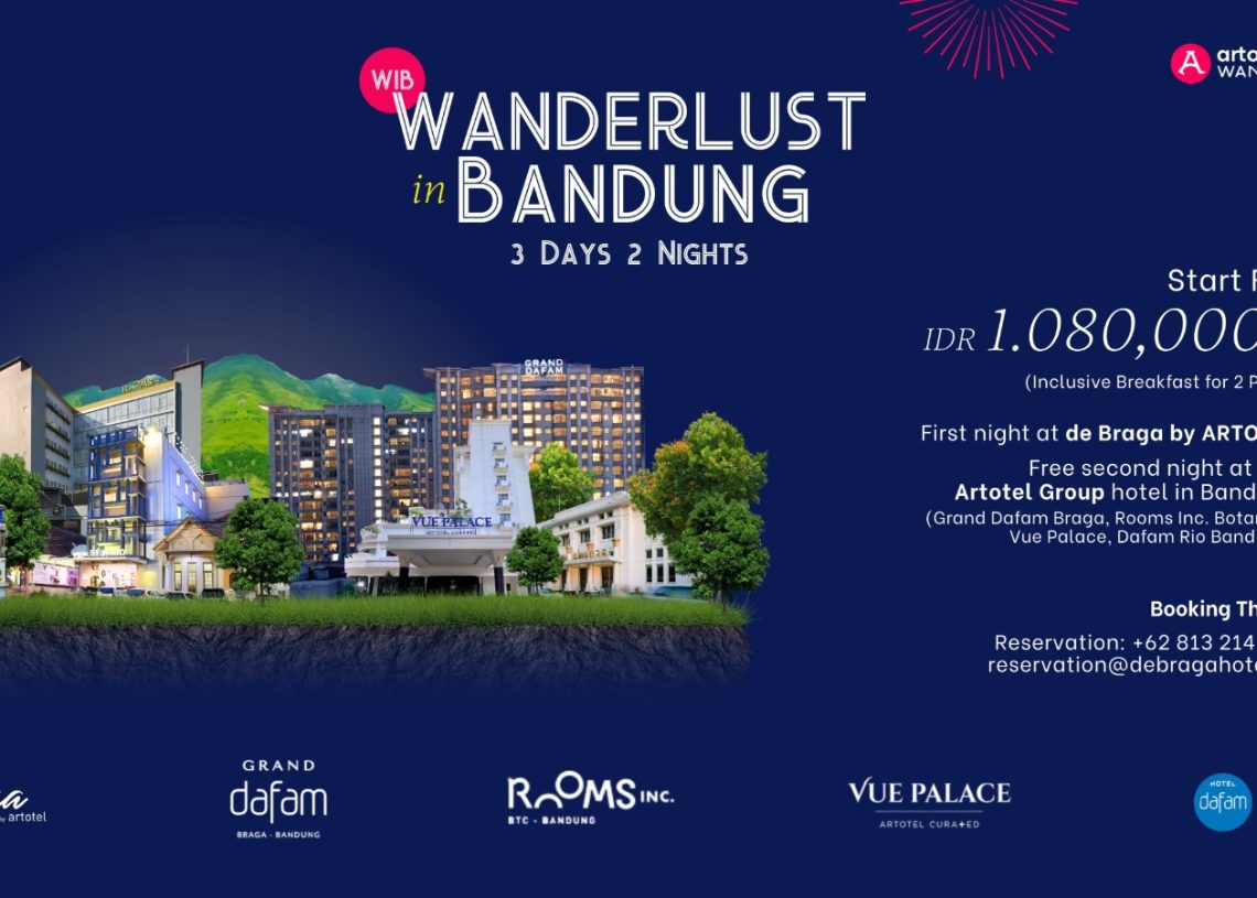 Wanderlust in Bandung: Menginap Jadi Cara Baru Menyatu dengan Kota