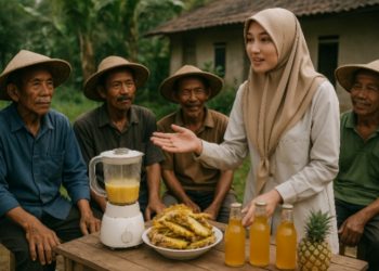 Mahasiswa Unfari Gagas Inovasi Pangan, Olah Kulit Nanas Jadi Sirup Bernilai Ekonomi