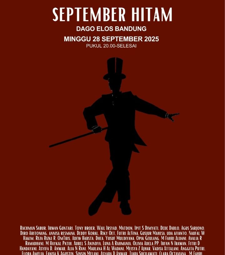 Festival September Hitam di Dago Elos, Seniman Bandung Lawan Lupa