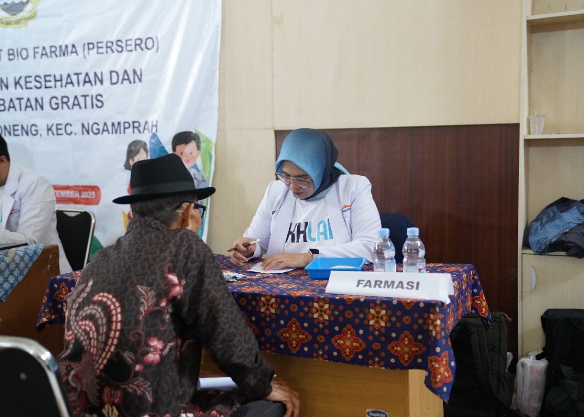 Bio Farma Wujudkan Kepedulian untuk Masyarakat Desa Bojongkoneng Melalui Layanan Kesehatan Gratis