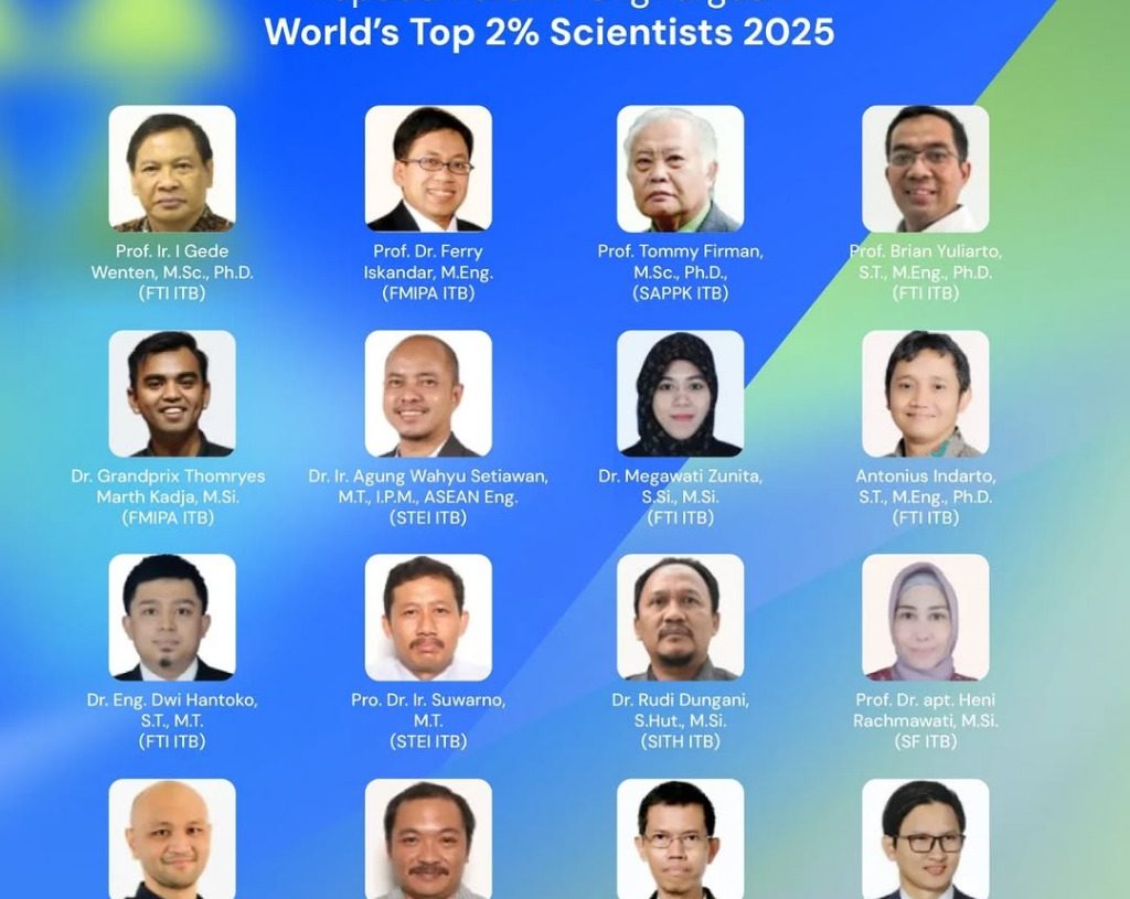 Reputasi Global ITB Kian Kokoh, 16 Peneliti Masuk Top 2 Persen Scientists