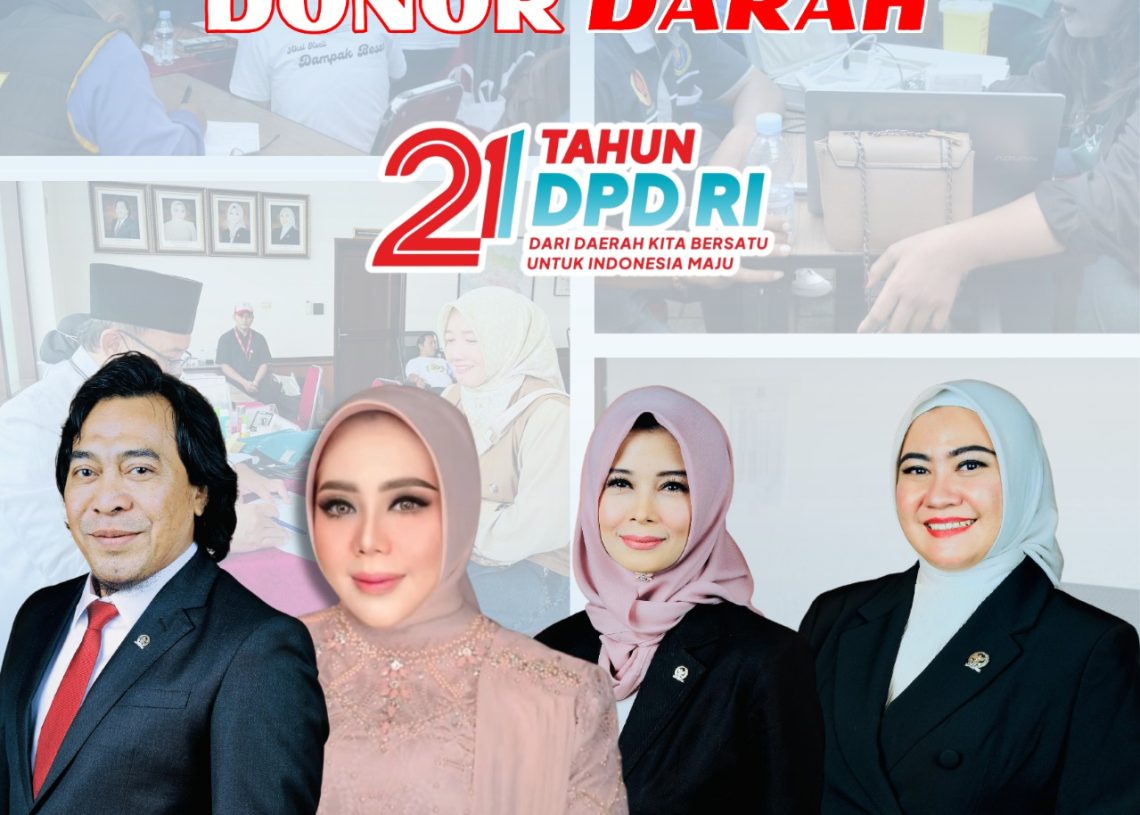 Senator Bekerja, Senator Peduli: DPD RI Rayakan HUT dengan Aksi Nyata