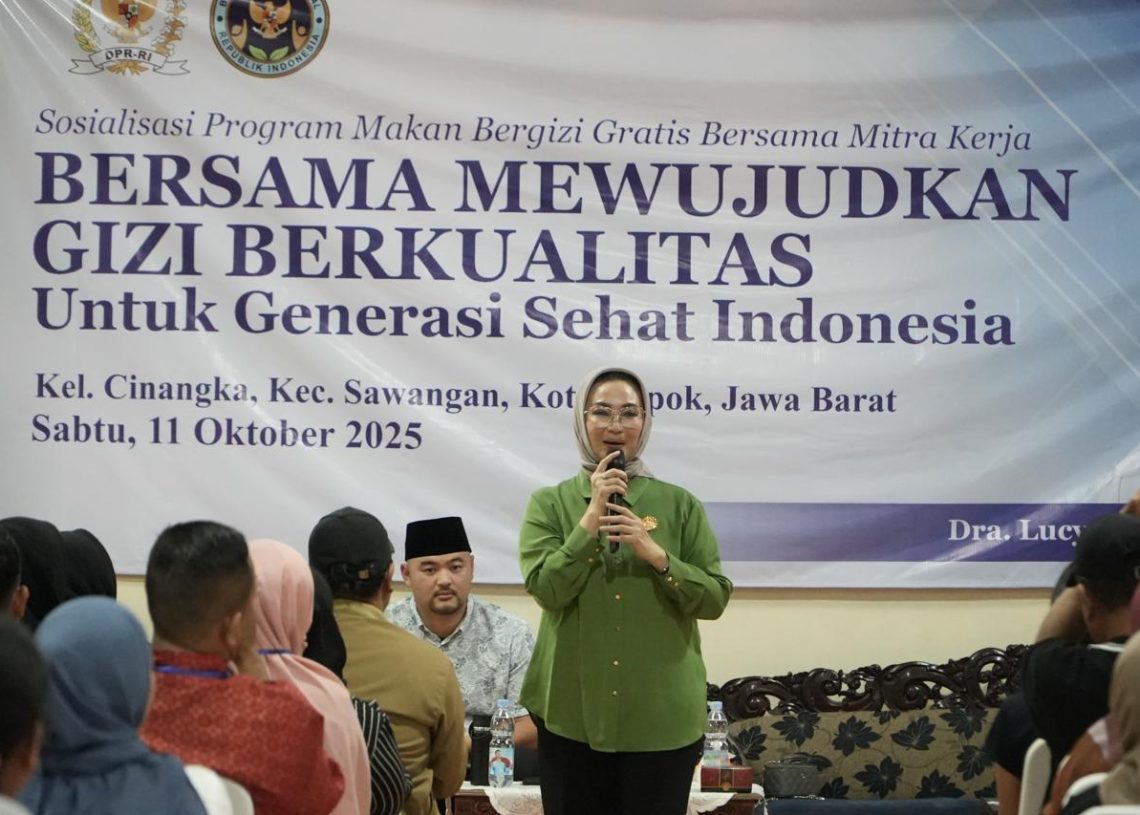Presiden RI Dorong Generasi Emas Lewat Makan Bergizi Gratis, DPR Turun ke Depok