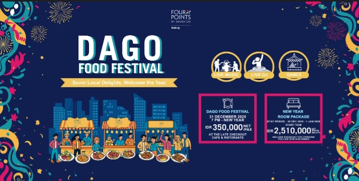 Dago Food Festival Four Points Bandung: Pesta Tahun Baru dengan Cita Rasa Kota