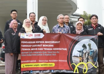 UPI Kirim Relawan Medis ke Langkat, Mengobati Luka Bencana dan Menjaga Asa