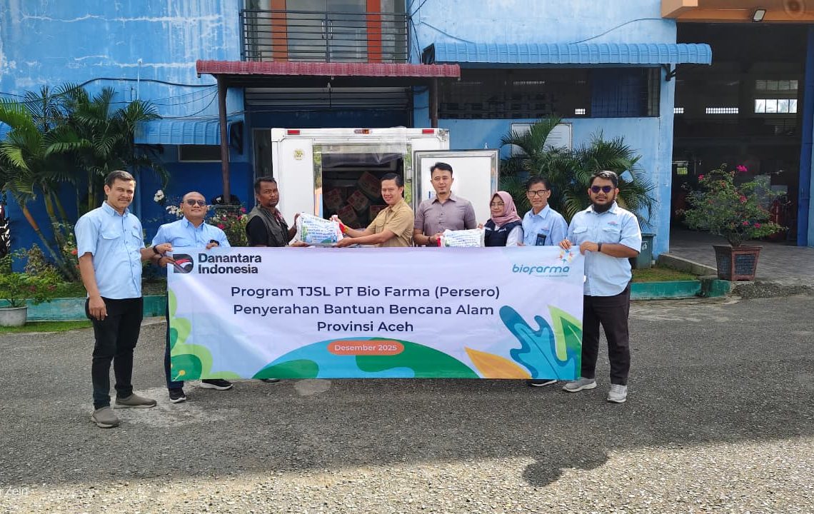 Saat Jalan Terputus, Bio Farma Tetap Hadir Membawa Harapan ke Aceh