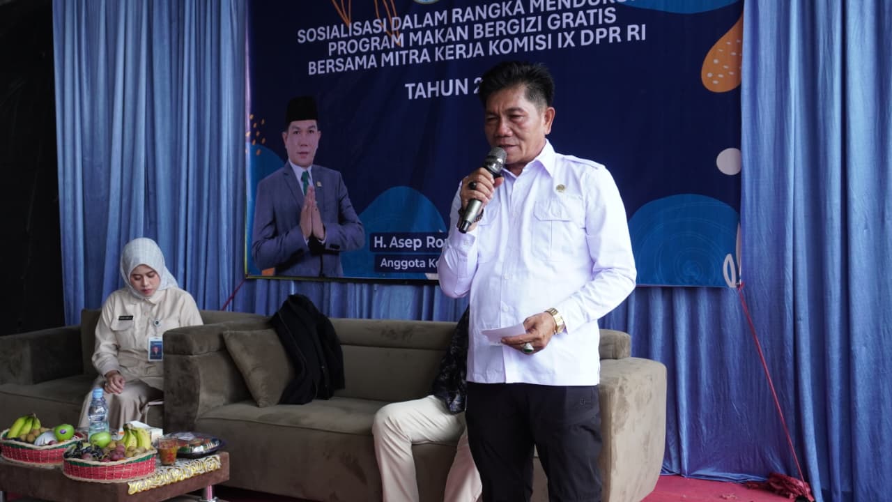 Perwakilan Badan Gizi Nasional (BGN), H. Asep Romy Romaya